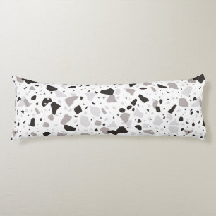 Coussins Longs Motif de Terrazzo monochromatique