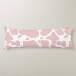 Coussins Longs Motif D'Impression De Vache Rose Pour Les Amateurs