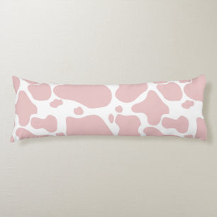 Coussins Longs Motif D'Impression De Vache Rose Pour Les Amateurs