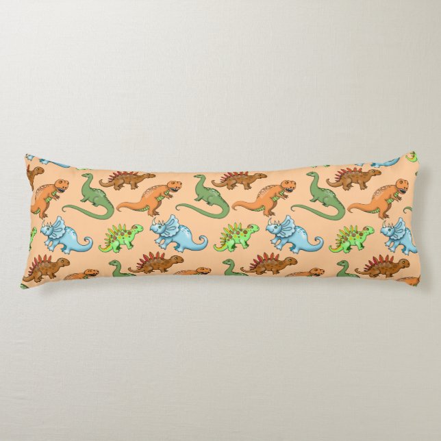 Coussins Longs Motif Dinosaures (Devant)