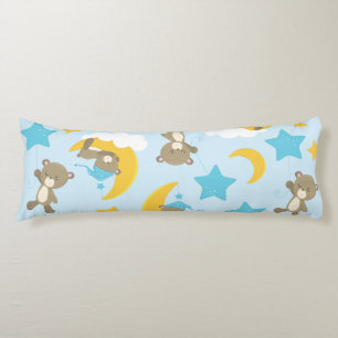 Coussins Longs Motif D'Ours, Mignonnes Ours, Nounours, Étoiles