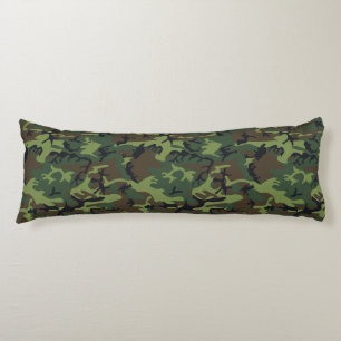 Coussins Longs Motif du Camouflage Vert, Motif militaire, Armée