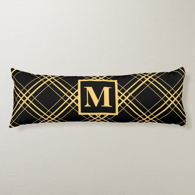 Coussins Longs Motif et monogramme (Devant)