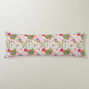 Coussins Longs Motif floral dans le rétro style 2