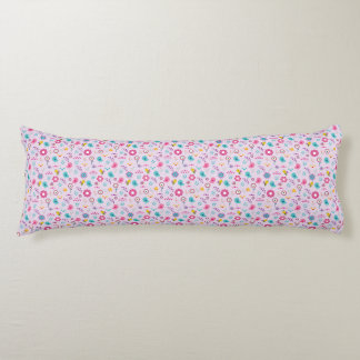 Coussins Longs Motif Floral mauve Cute Pastel Oreiller Corps