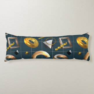 Coussins Longs Motif géométrique 3D