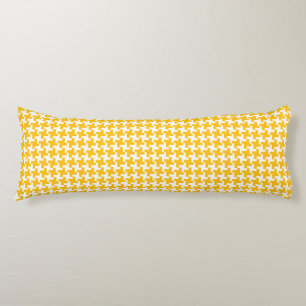Coussins Longs Motif Houndstooth Vintage