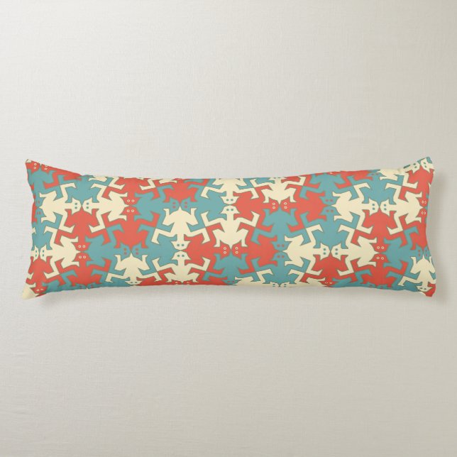 Coussins Longs Motif moderne géométrique rétro Strong Hommes (Devant)