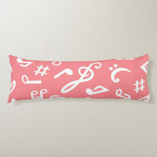 Coussins Longs Motif musical