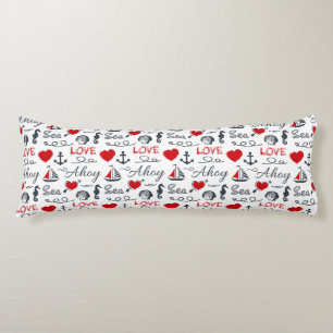 Coussins Longs Motif nautique sans voile