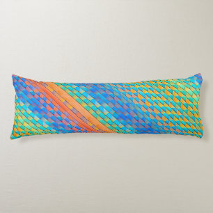 Coussins Longs Motif numérique tissé Abstrait coloré