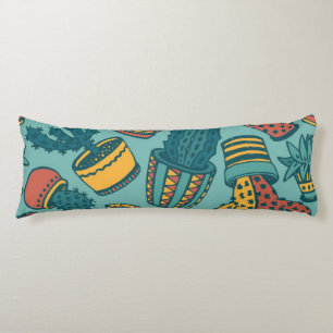 Coussins Longs motif plante