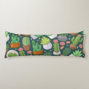 Coussins Longs motif plante