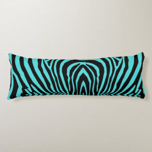 COUSSINS LONGS MOTIF POSTER DE ANIMAL SAUVAGE RÉTRO AQUA BLACK ST