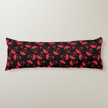 Motif Répétitif Rouge et Noir | Motif de Crâne