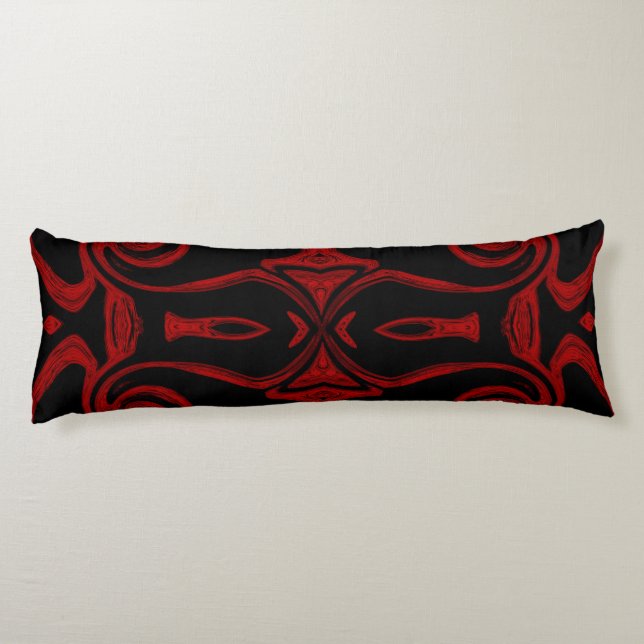 Coussins Longs motif sombre (Dos)