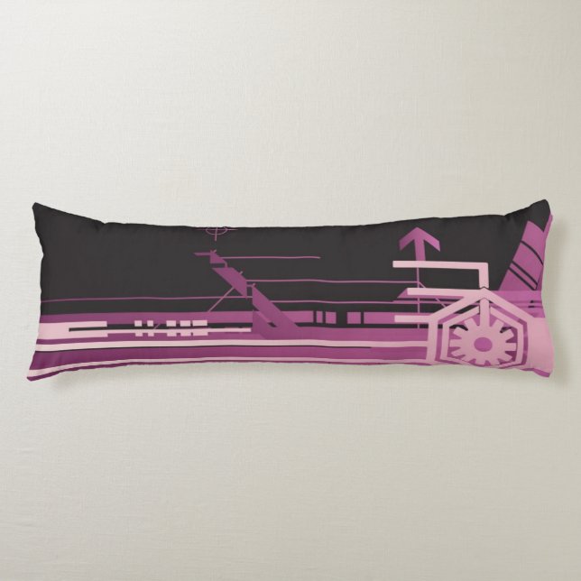 Coussins Longs Motif tramé technique (Devant)