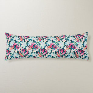 Coussins Longs Motif tropical coloré