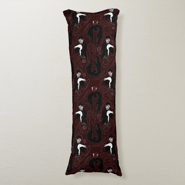Coussins Longs Motif Vampire (Devant (Vertical))