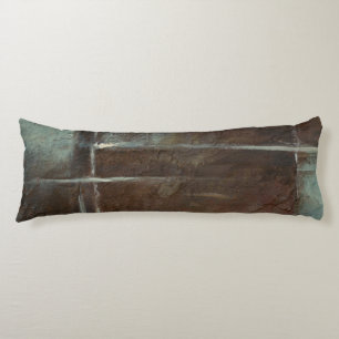 Coussins Longs Mur de briques rouge et gris