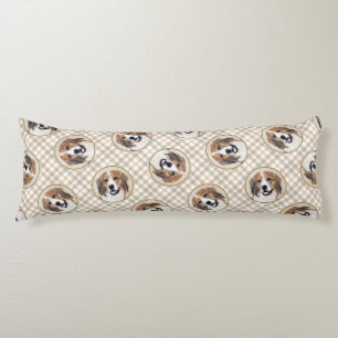 Coussins Longs Nederlandse Kooikerhondje Peinture Animal Chien Ar