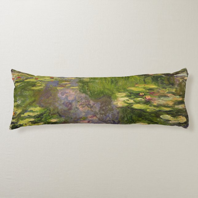 Coussins Longs Nénuphars de Claude Monet | (Devant)