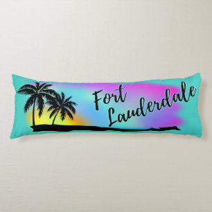 Coussins Longs Neon Beach Skies À Fort Lauderdale