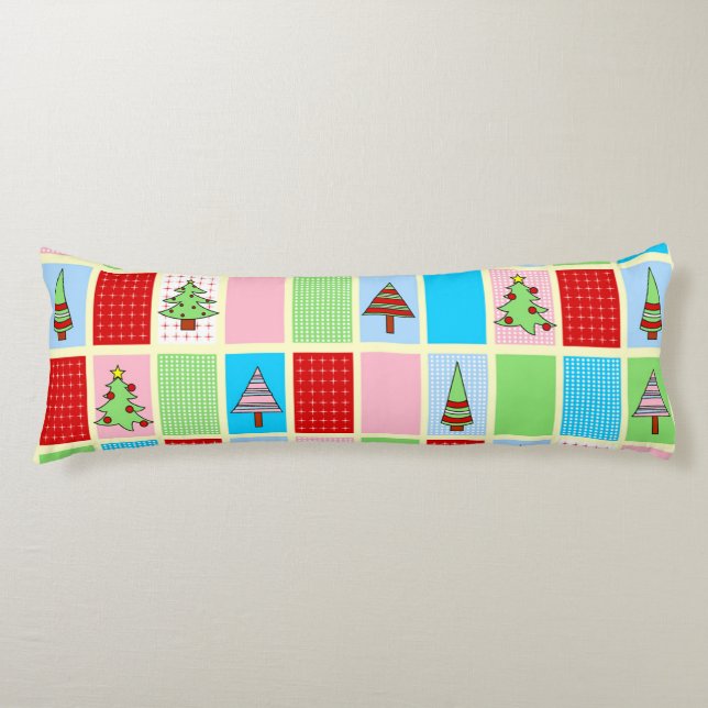 Coussins Longs Noël coloré (Devant)