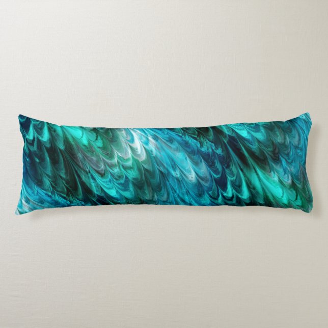 Coussins Longs nonpareil kelpie turquoise : (Devant)