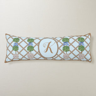 Coussins Longs Oeuf Blue Chinoiserie Ginger Jar Jars Topiary