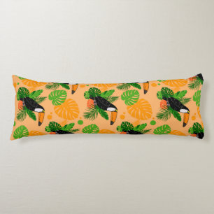 Coussins Longs Oiseau tropical Toucan Motif sans couture