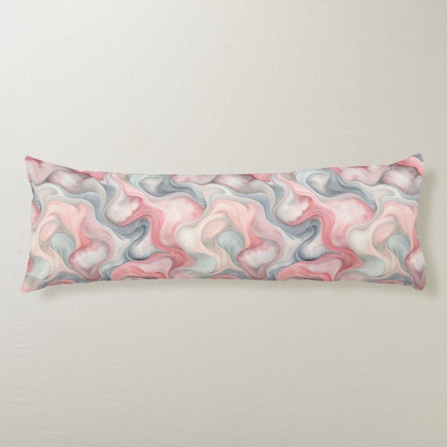 Coussins Longs "Oreiller Abstrait Pastel Body (Devant)