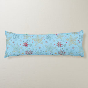 Coussins Longs "Oreiller Corporel à Motif Étoile Bleue