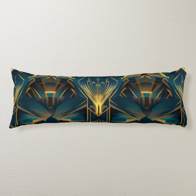 Coussins Longs Oreiller corporel Art déco (Devant)