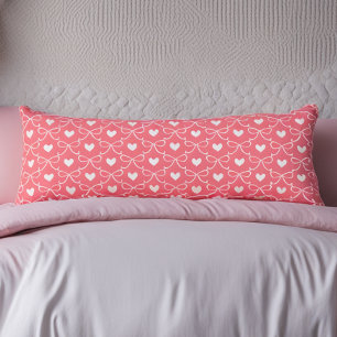 Coussins Longs Oreiller corporel rose personnalisé