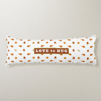 Coussins Longs Oreiller corps feuille Autum