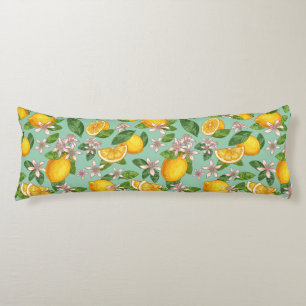 Coussins Longs Oreiller corps Motif Citrus