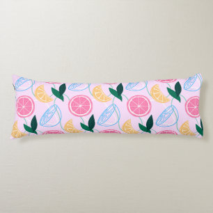 Coussins Longs Oreiller corps Motif Citrus