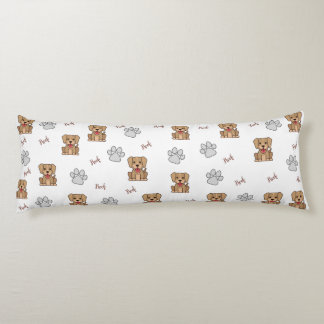 Coussins Longs Oreiller de corps de chien et de pattes de Chien b