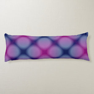 Coussins Longs Oreiller de corps réversible couleur bleu violet r