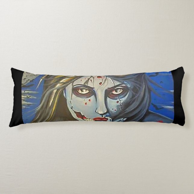 Coussins Longs oreiller fille zombie (Devant)