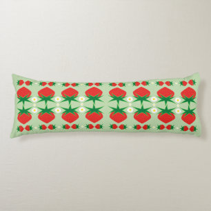 Coussins Longs Oreillers de carrosserie de fraises