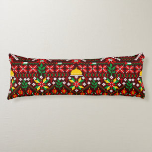 Coussins Longs Palestine Tatreez Broderie traditionnelle