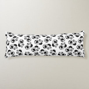 Coussins Longs Panda Play Motif Cotton Body Pilote