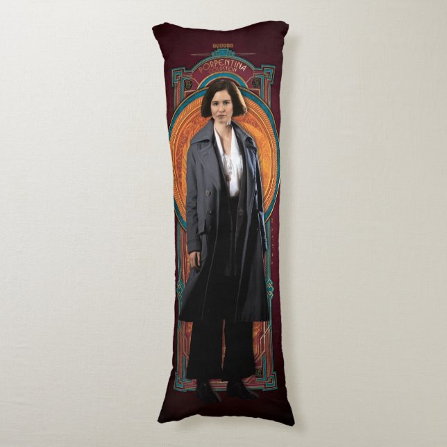 Coussins Longs Panneau Art déco PORTENTINA GOLDSTEIN™ (Devant (Vertical))