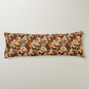 Coussins Longs Papier Camo Nature Salon à Manger Décor Moderne Dé
