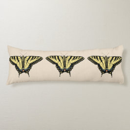 Coussins Longs Papillon Southwestern jaune Swallowtail