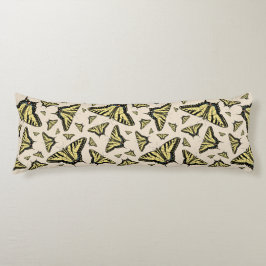 Coussins Longs Papillons à queue jaune du sud-ouest partout