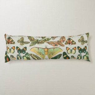 Coussins Longs Papillons Vintages papillons d'antiquités Art