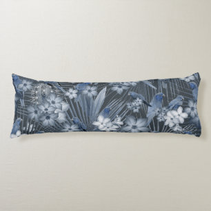 Coussins Longs Paradis des oiseaux exotiques 3 #art #tropical